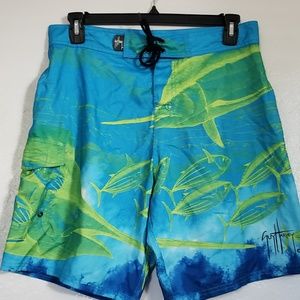 💕SOLD💕 Guy Harvey Board Shorts - Size 32